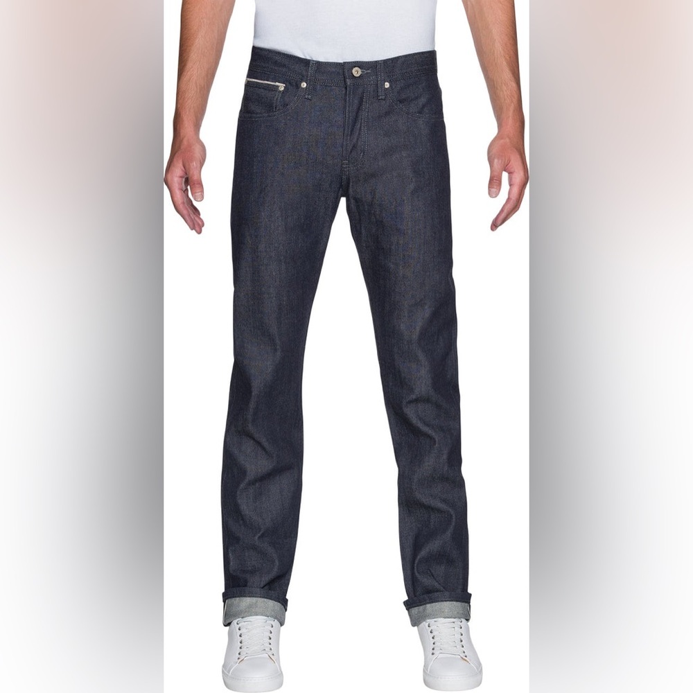 BRAND NEW Naked & Famous Weird Guy Indigo Jeans - 32